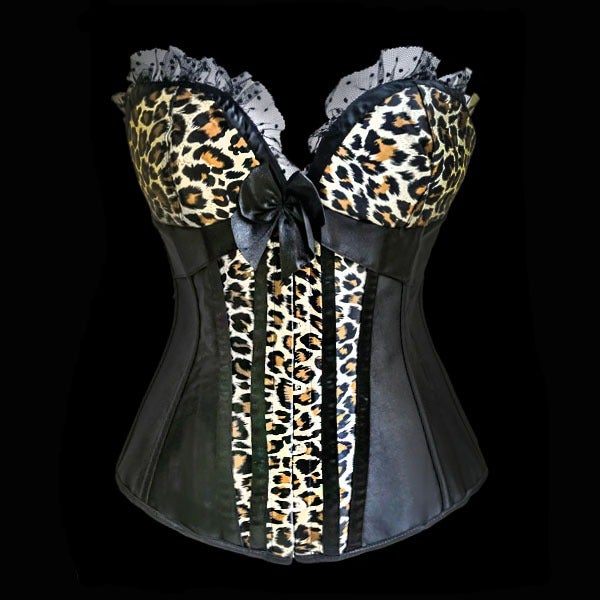 Satin Corsage Black Tiger Schwarze Corsagen Corsagen Korsagen