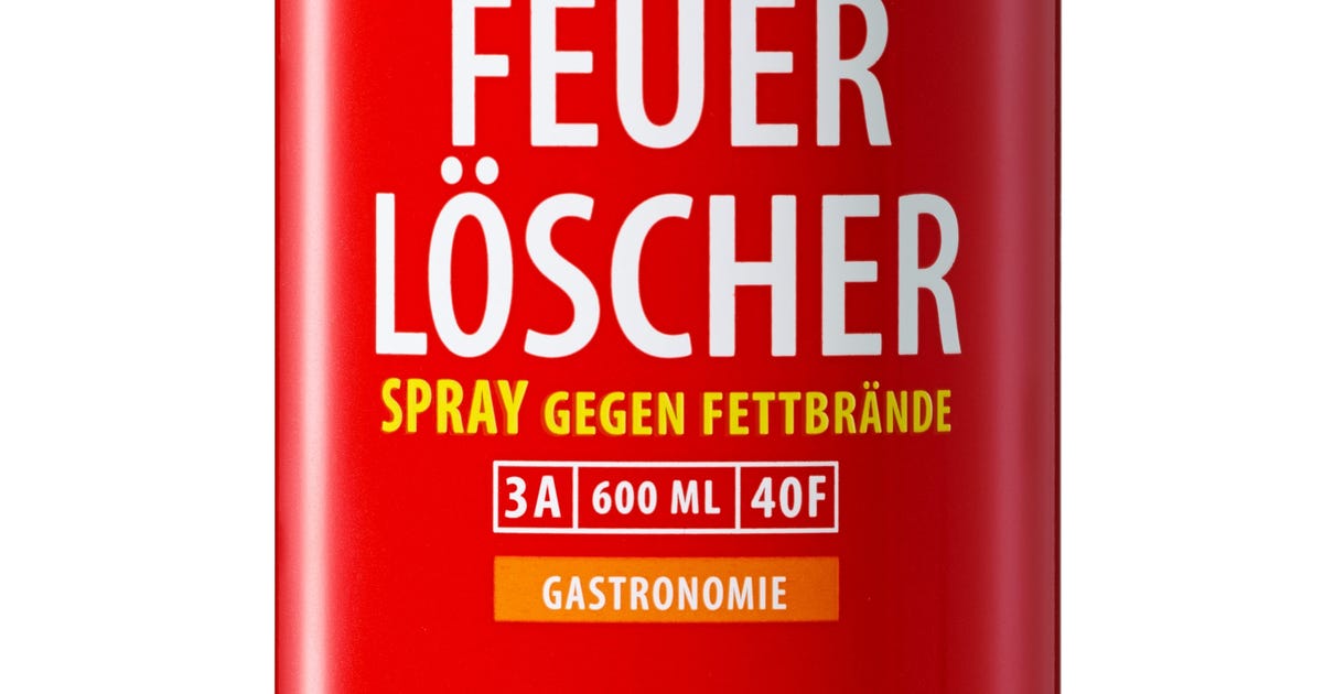 EXDINGER Löschspray für Fettbrände 5A 21B 5F 600 ml, 6,99 €