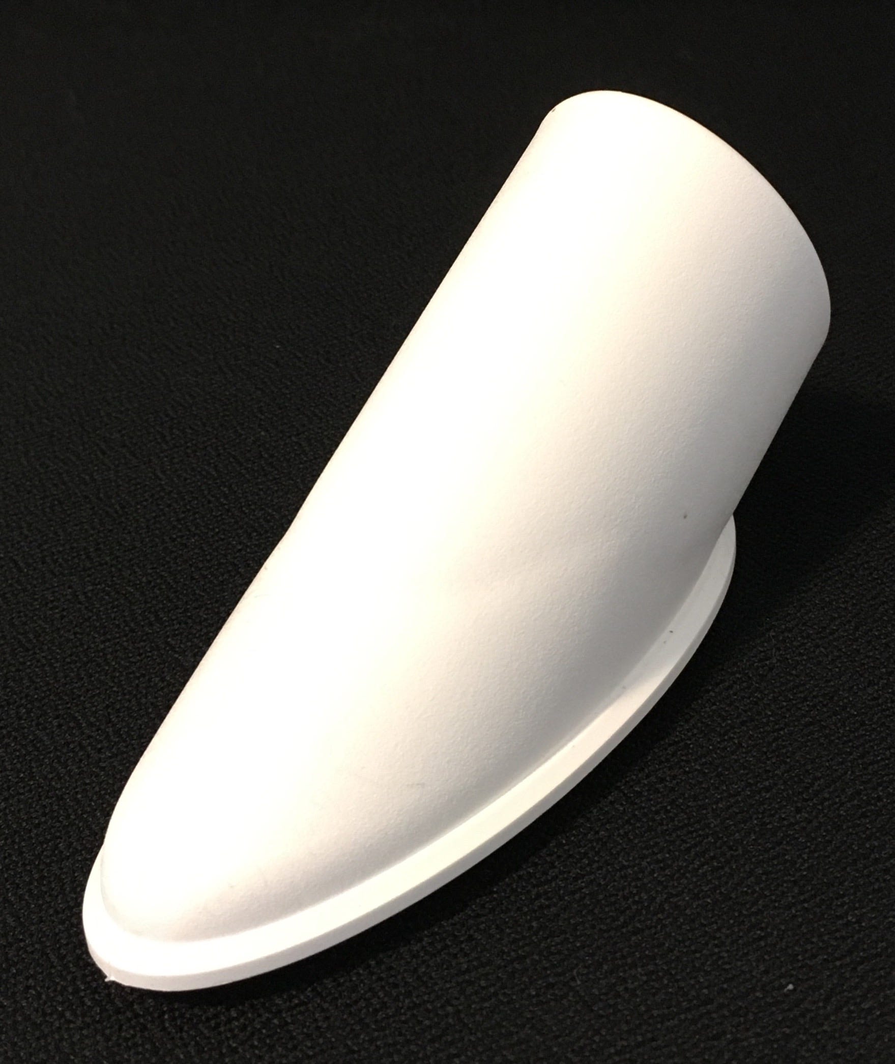 Tischfußkappe 47x31 mm oval weiss ohne Höhenverstellung (10 11 02 05O
