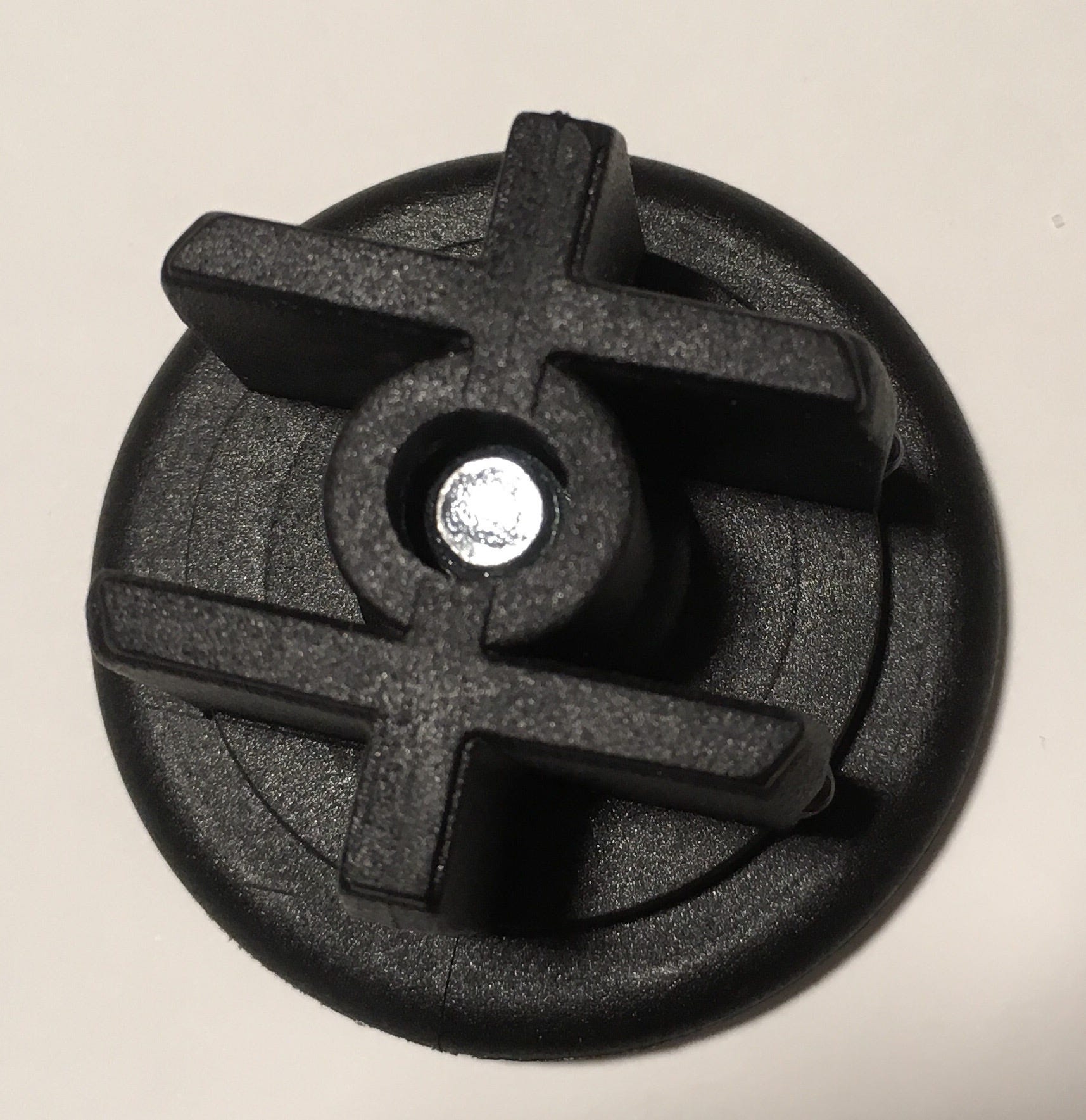 Fußstopfen ø=48 mm schwarz (gerade) Höhenverstellung für Lochblechtisch