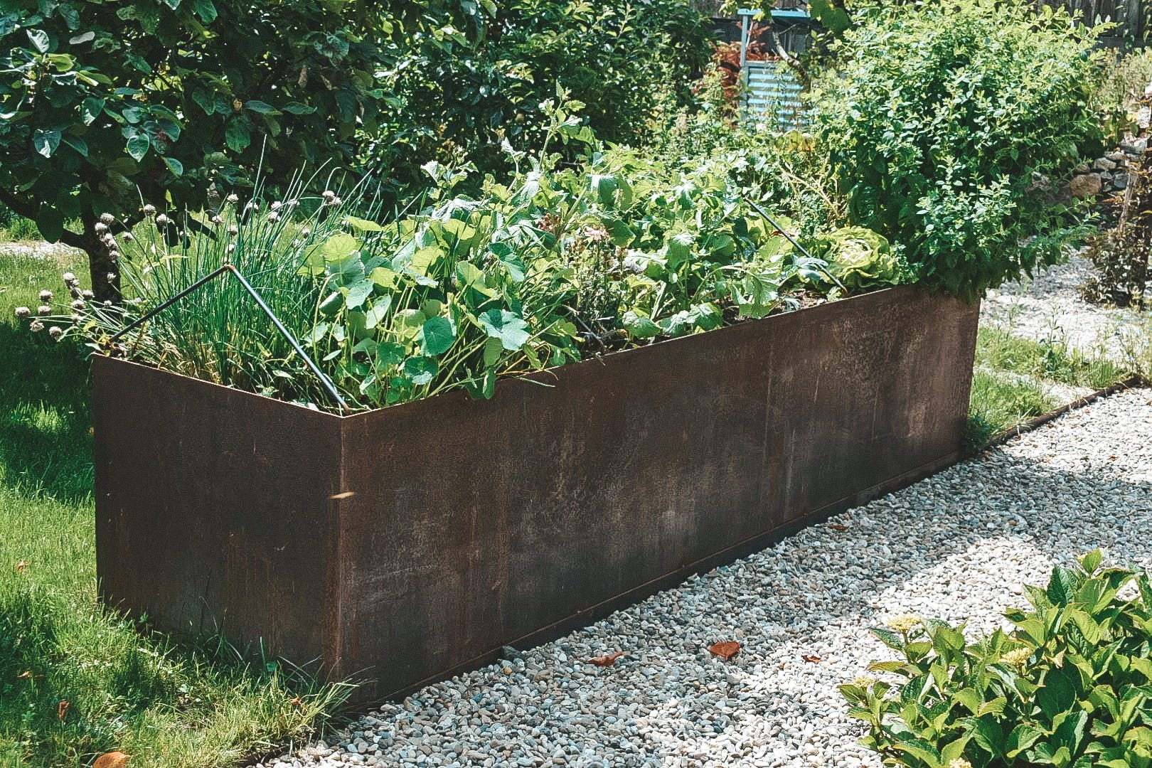 Stahl im Garten Bereiche Willen Metalltechnik AG