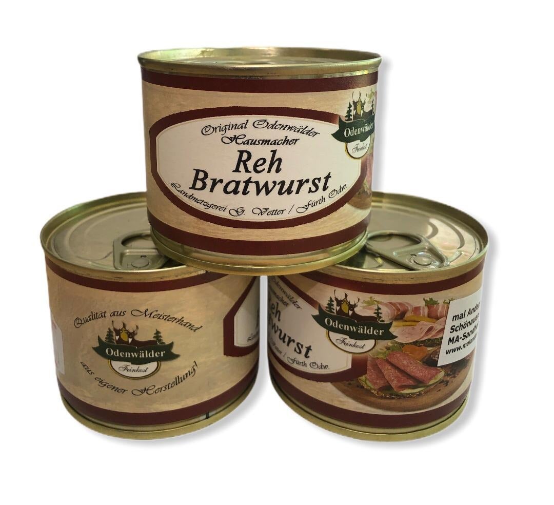 Reh Bratwurst - Wurst - SHOP | MalAnders-Geniessen