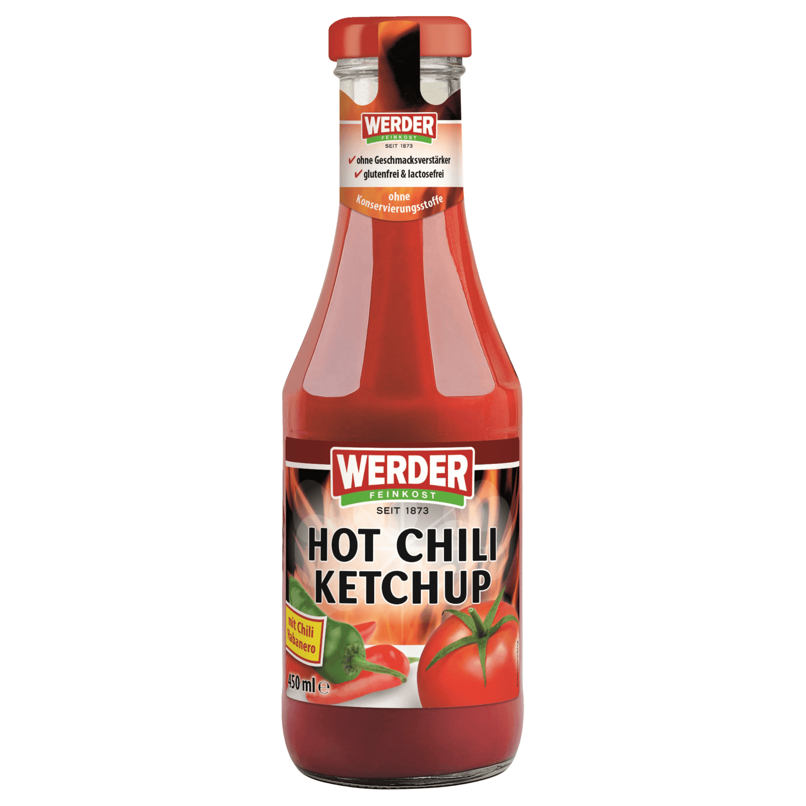 Werder Hot Chili Ketchup 450ml - Werder - Shop | koofen.ch