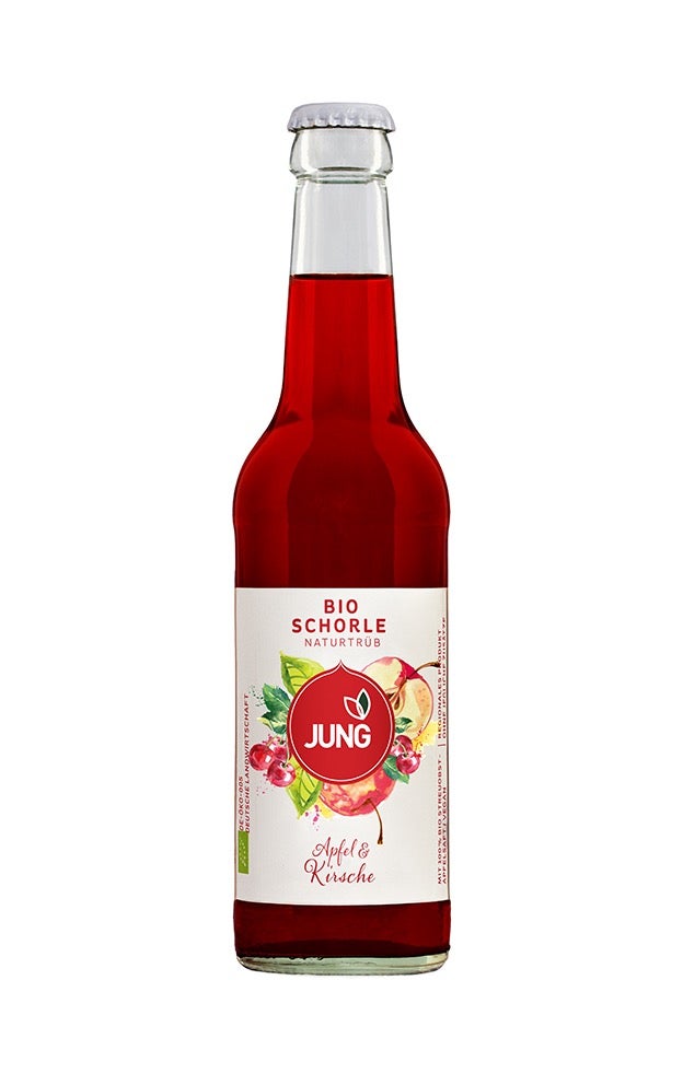 Bio Apfel-Kirsch-Schorle naturtrüb - Saftschorlen - Online-Shop | Jung ...