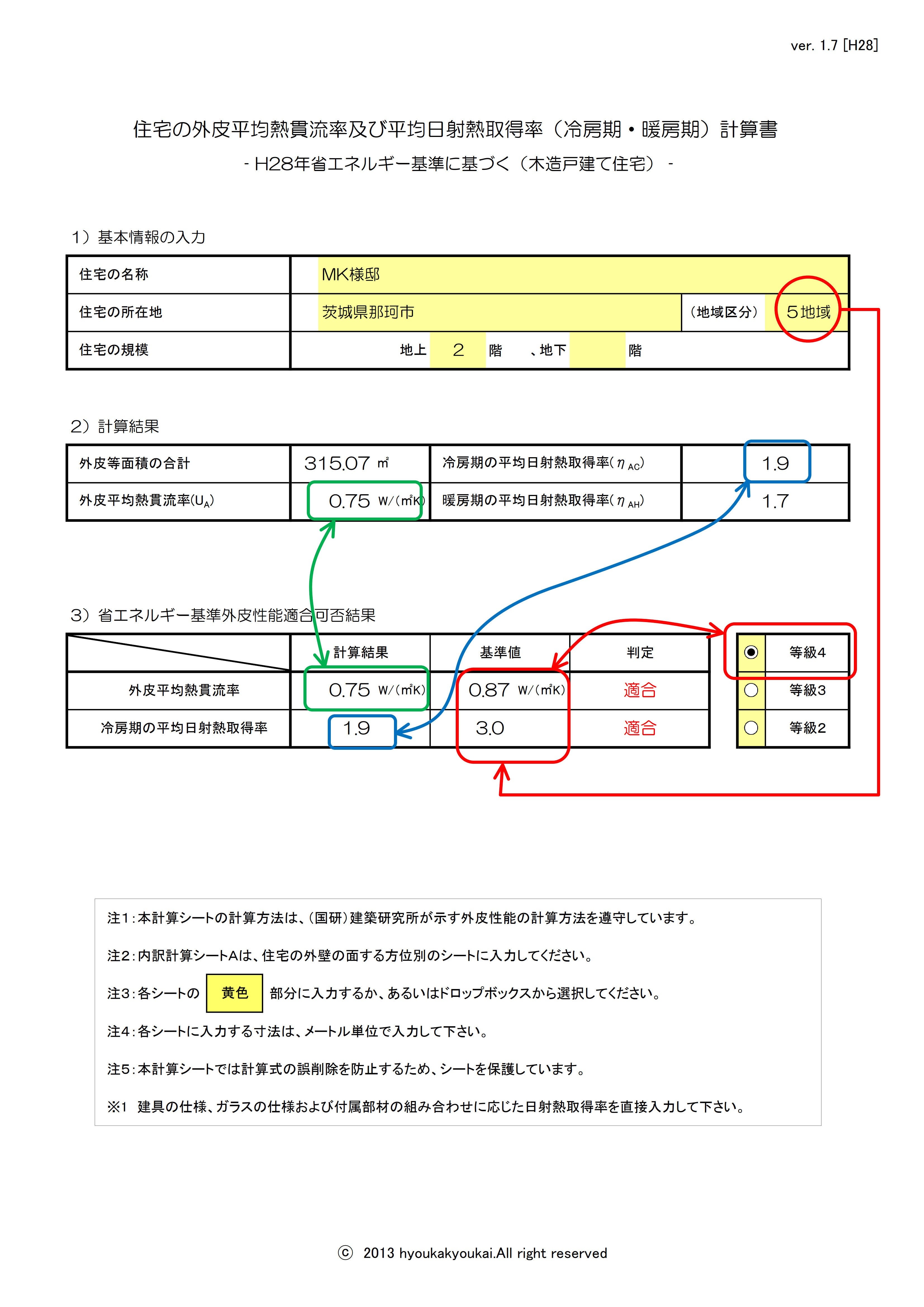 省エネ住宅 評価実例 | なか建築工房