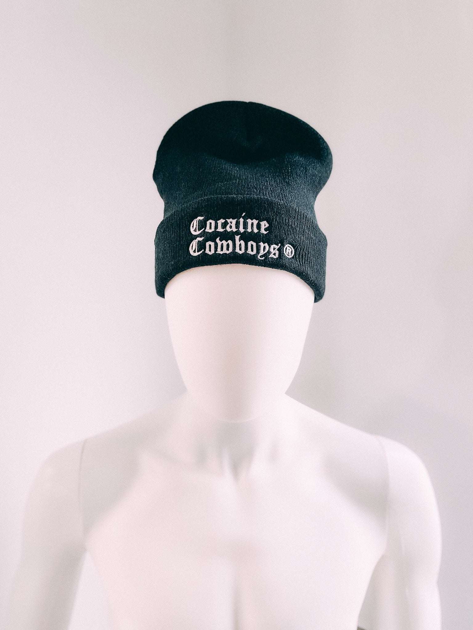 Black cowboys beanie on sale