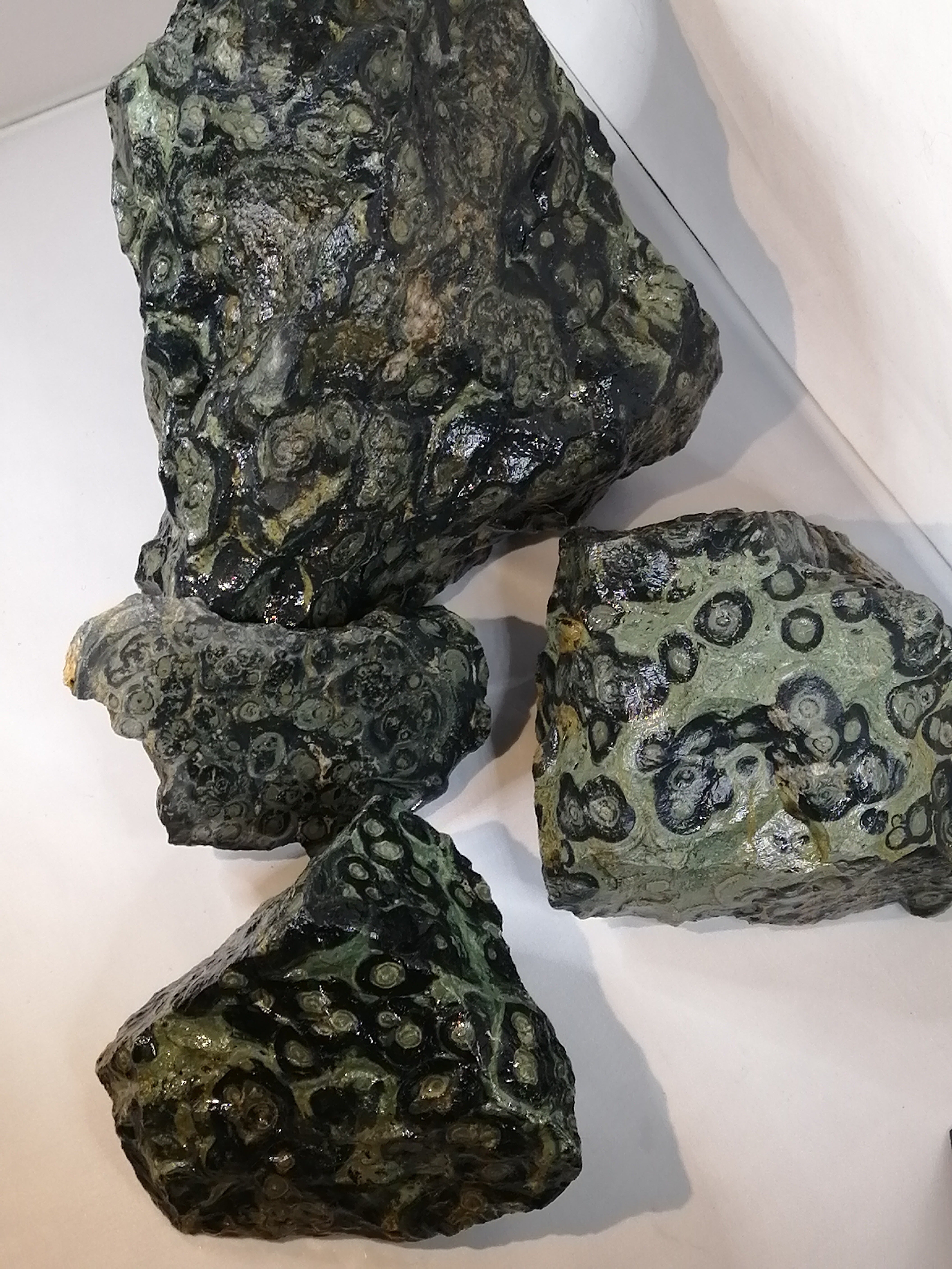 Rohsteine 1 kg aus Madagaskar Kabamba Jaspis Stromatolit Natur! 