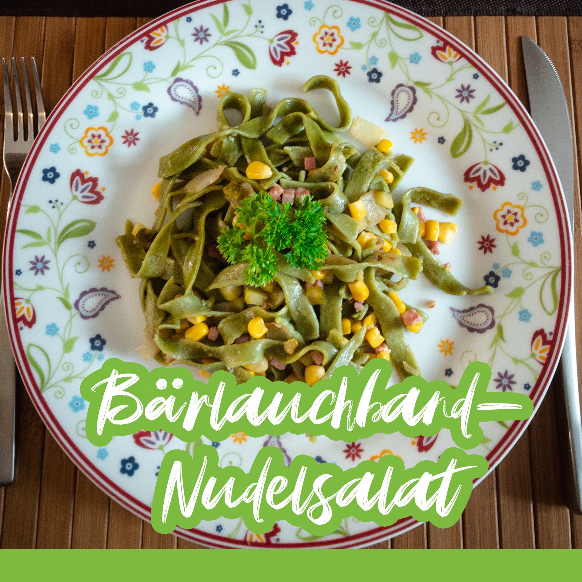 Bärlauchnudelsalat - Kochen | Cooks-Report.de