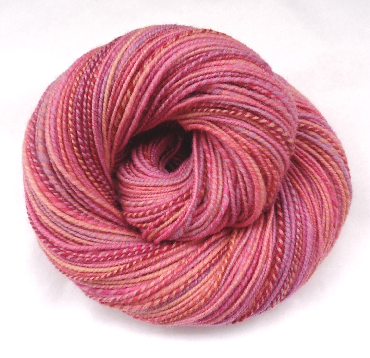 Fairy Land online - 3 ply handspun yarn - 4.4 & 90 yards - handpainted supersoft merino, mohair,hemp