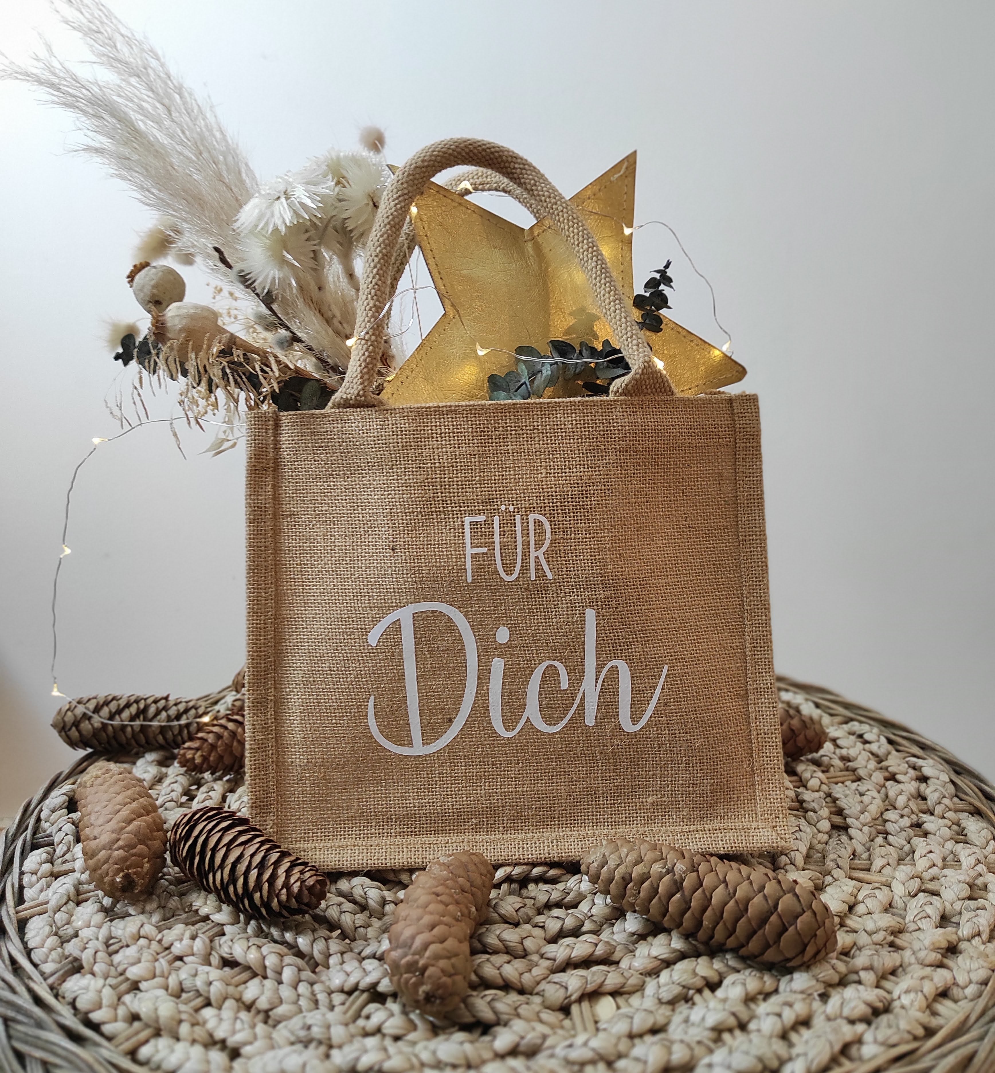 Jutetasche Für Dich Weihnachten Shop Nadine Beil