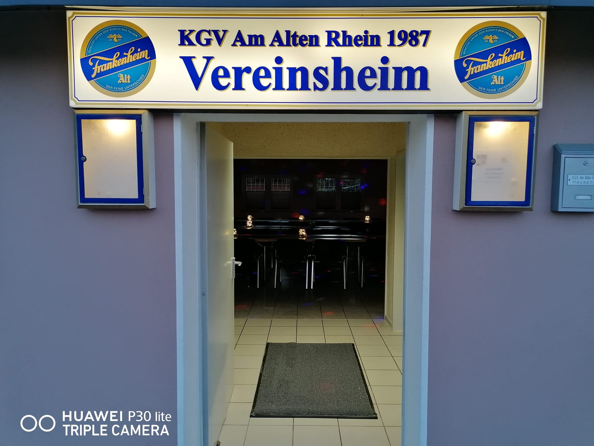 Vereinsheim mieten KGV Am alten Rhein 1987