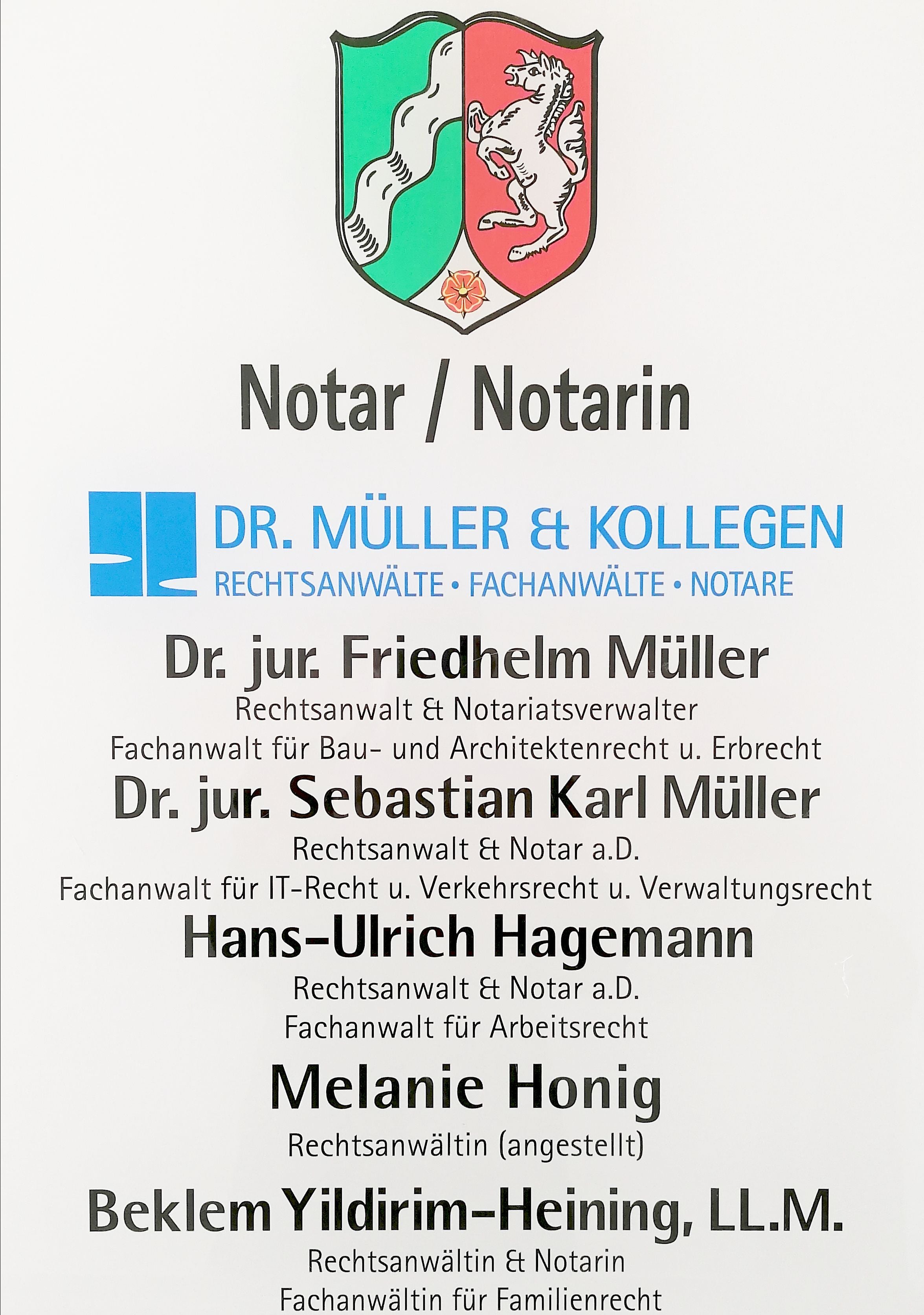 Notare | DR. MÜLLER & KOLLEGEN