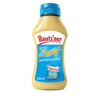 Bautz'ner Senf Mittelscharf 300ml - Bautz'ner - Shop | Koofen.ch