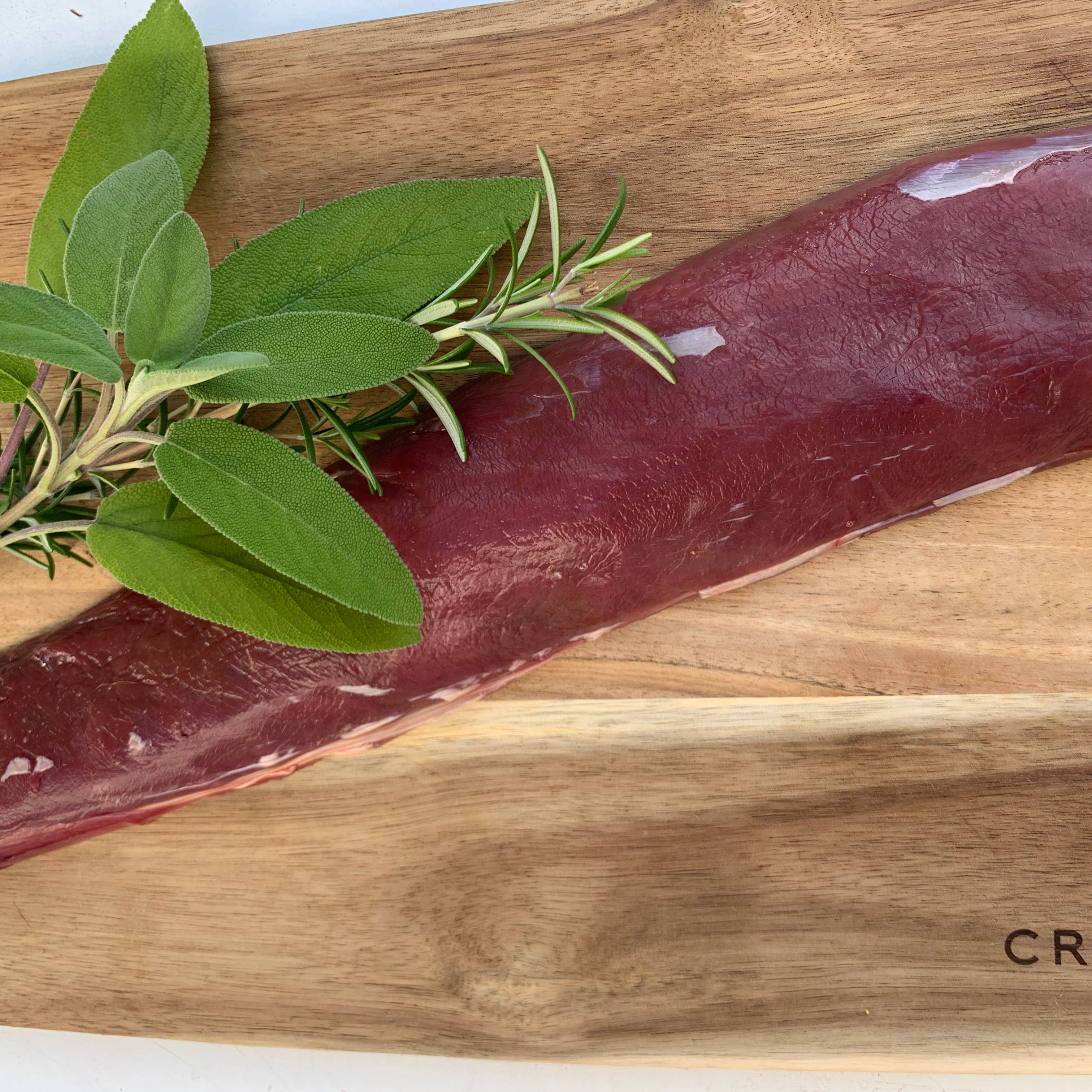 Rücken vom Reh (ohne Knochen), (529g) - Rehwildrücken/ -filet (54€/kg ...
