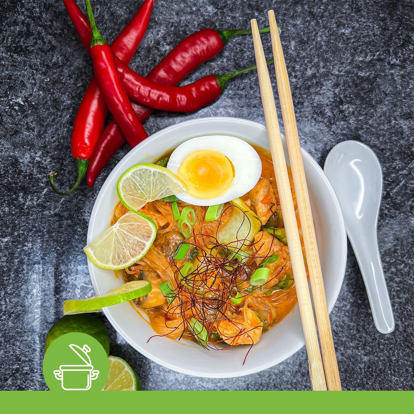 Malaysische Suppe laksa - Kochen | Cooks-Report.de