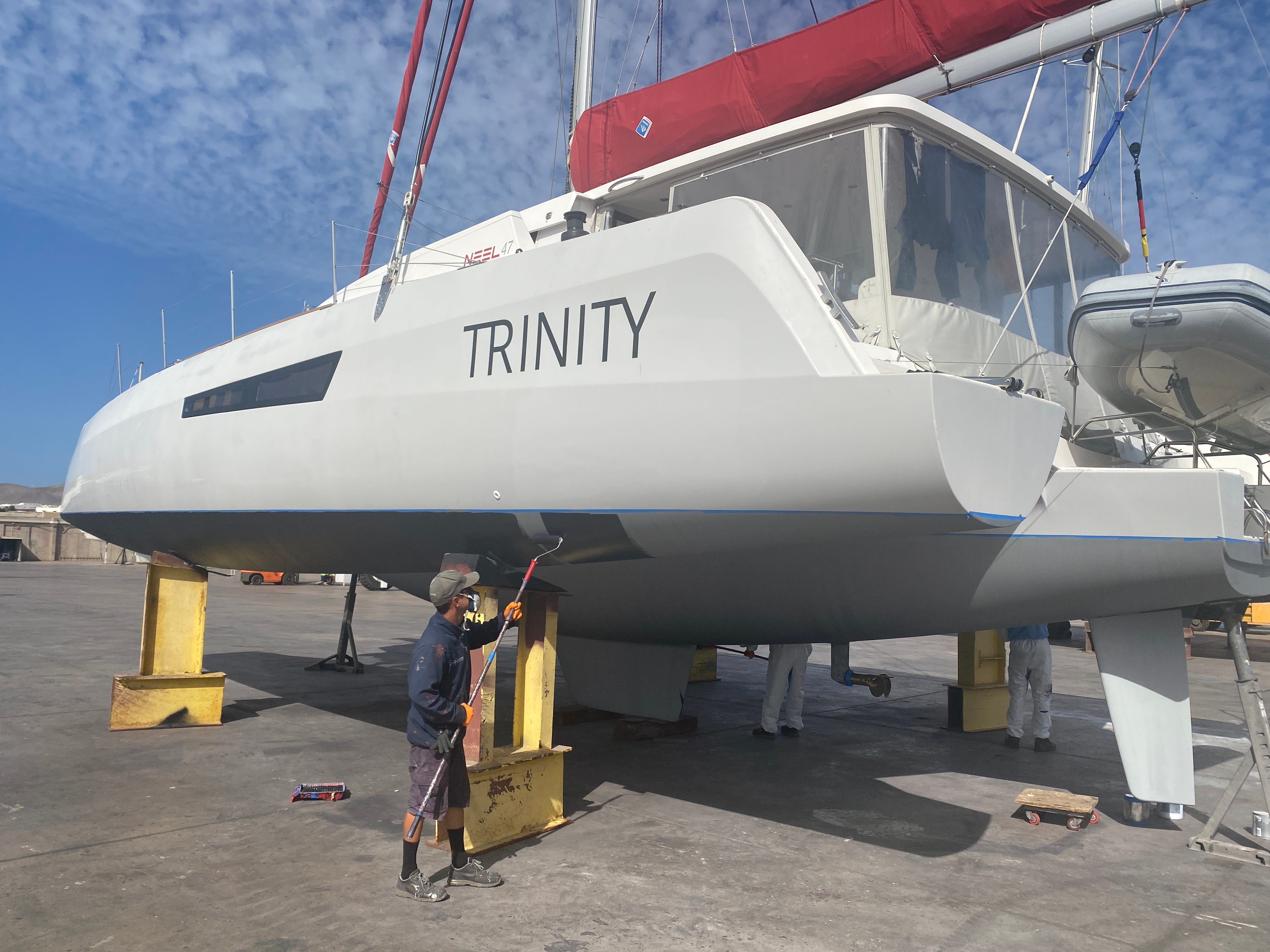 sailing trimaran trinity