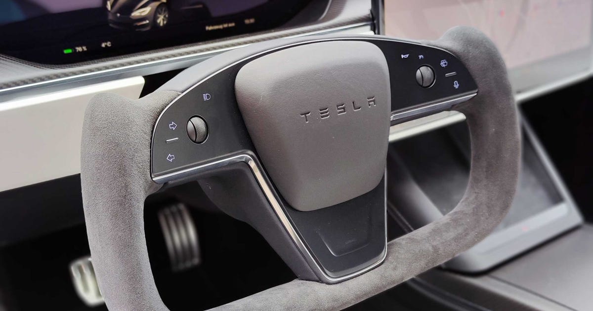 2 Stück Auto Lenkradbezug, für Tesla Model 3 Model S Model X Model Y  Segmentierte Anti-rutsche Atmungsaktive Lenkradhülle Lenkrad Abdeckung Auto  Zubehör : : Auto & Motorrad