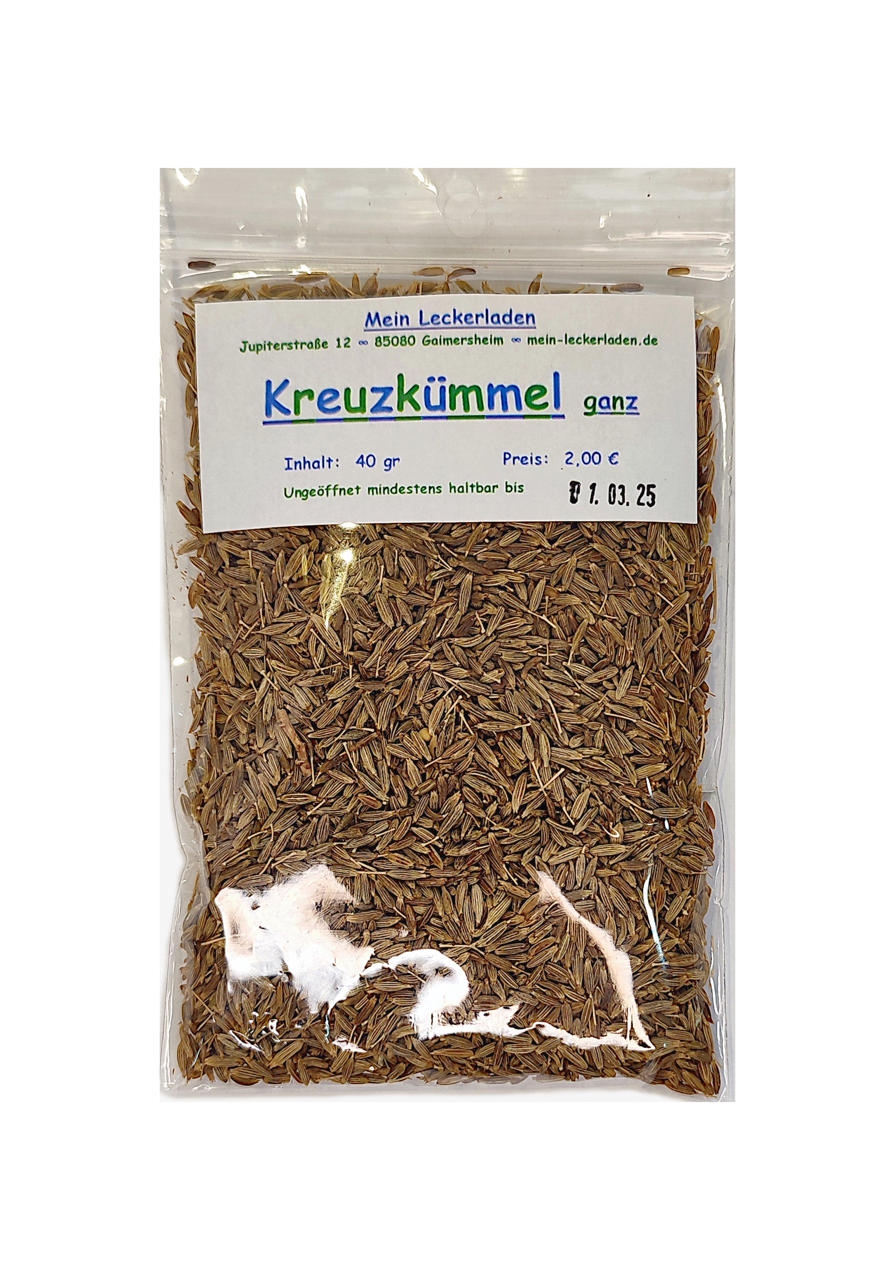 Kreuzkümmel Ganz (Cumin) - Gewürze - Shop | Mein Leckerladen