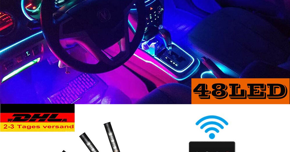 LED RGB Lichtleiste Auto Innenraum Licht Streifen Zubehör LKW