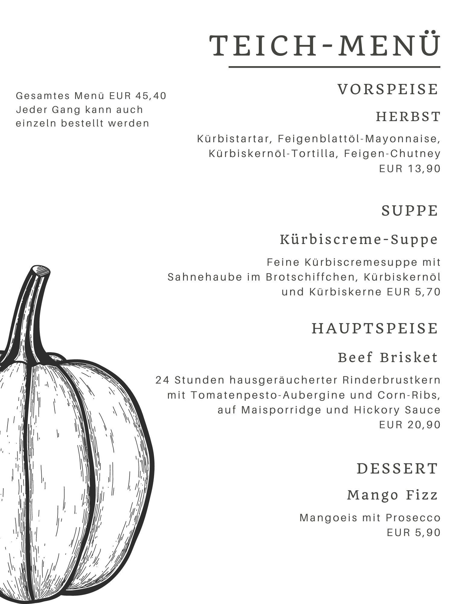 36+ Aufm Teich Speisekarte, Digitale speisekarte von bistro