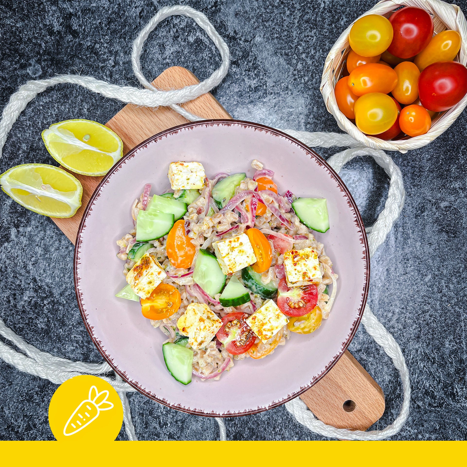 Dinkel-Bowl - Veggie | Cooks-Report.de