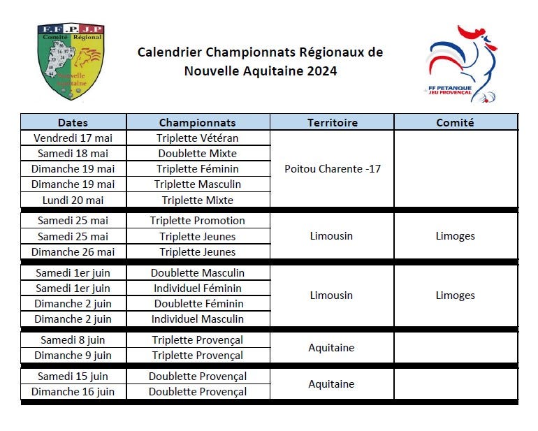 Calendrier Petanque Corse Du Sud 2025 