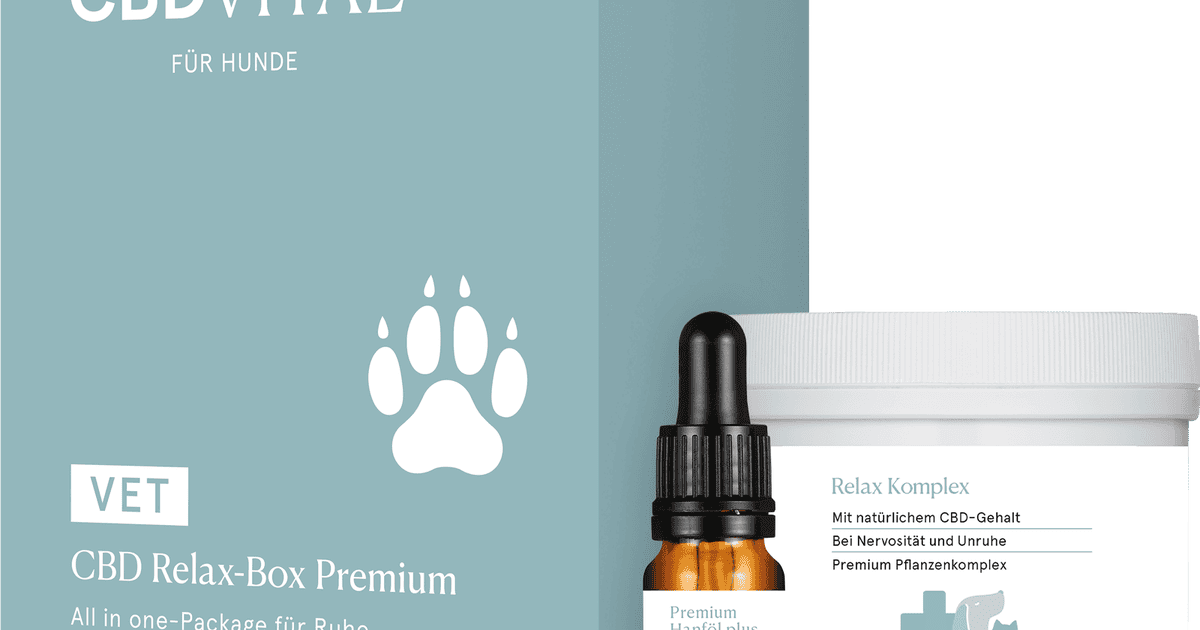 CBD-Vital VET Relax-Box Premium - CBD Tiere - Shop | Hundeartikel ...