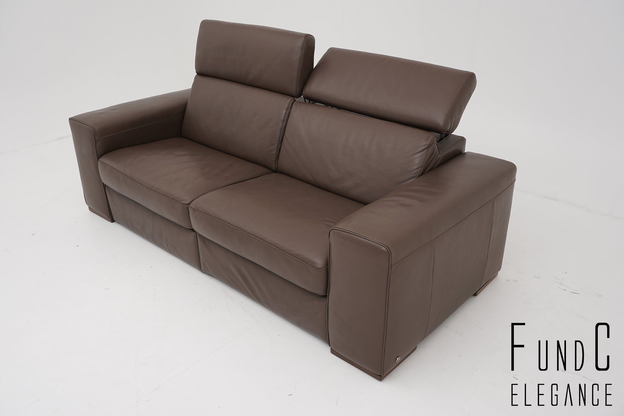 Natuzzi suede sofa discount