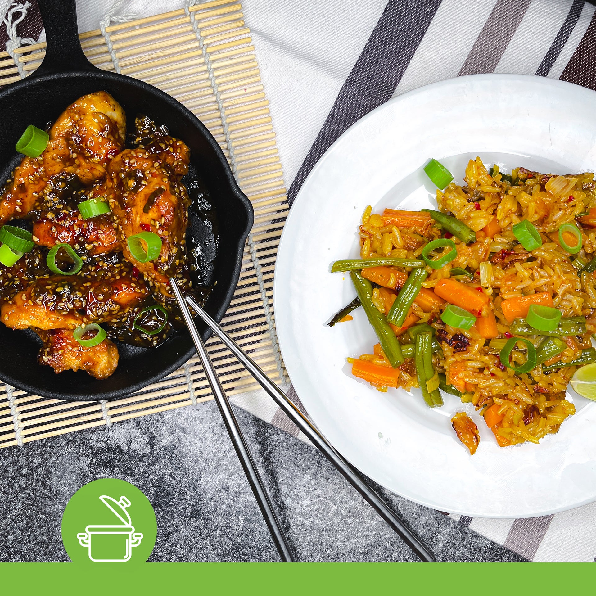 Fried Rice Chicken - Kochen | Cooks-Report.de