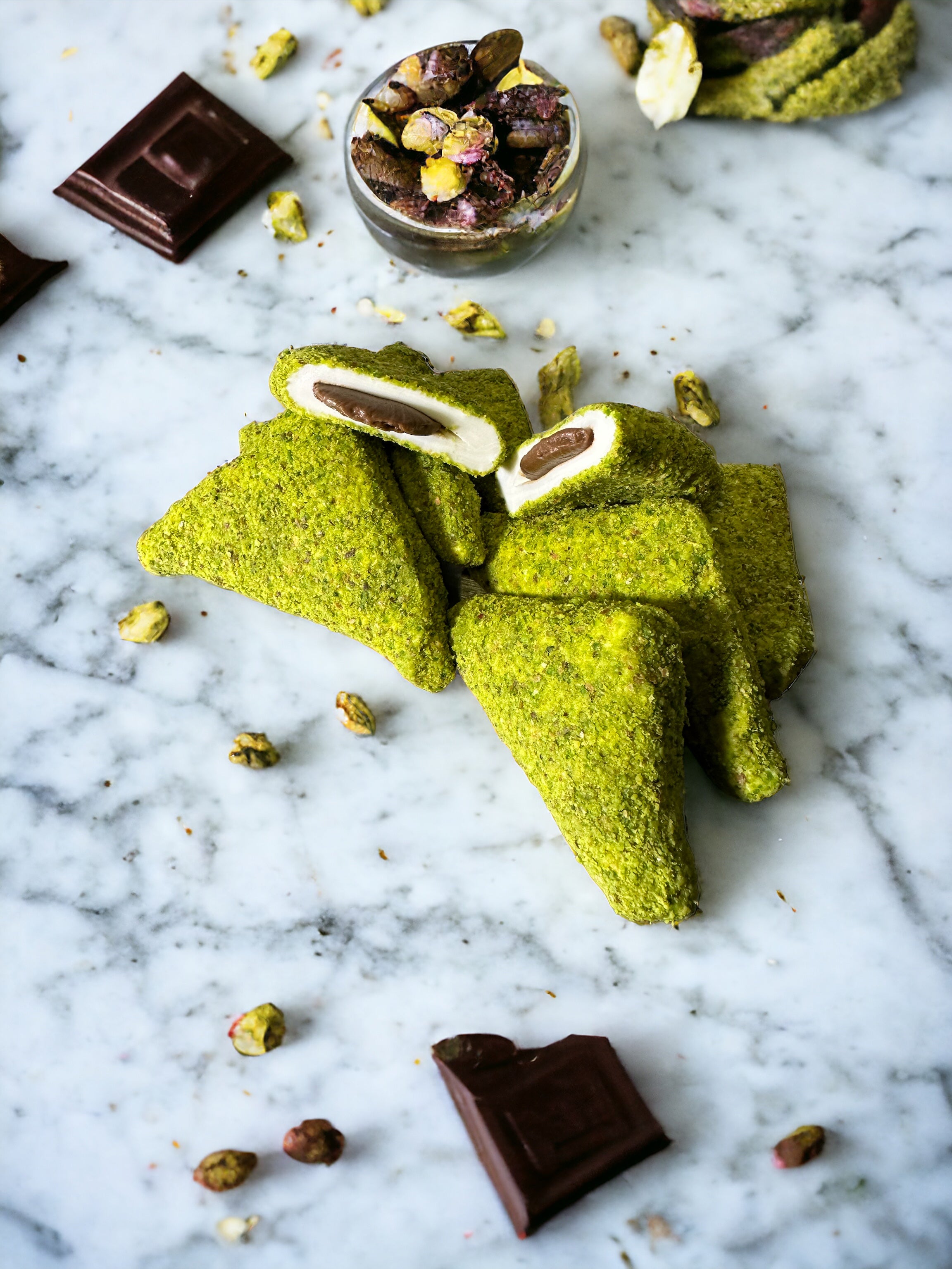 Pistazien Lokum Tasche mit Schokoladencreme - Turkish Delight - Shop ...