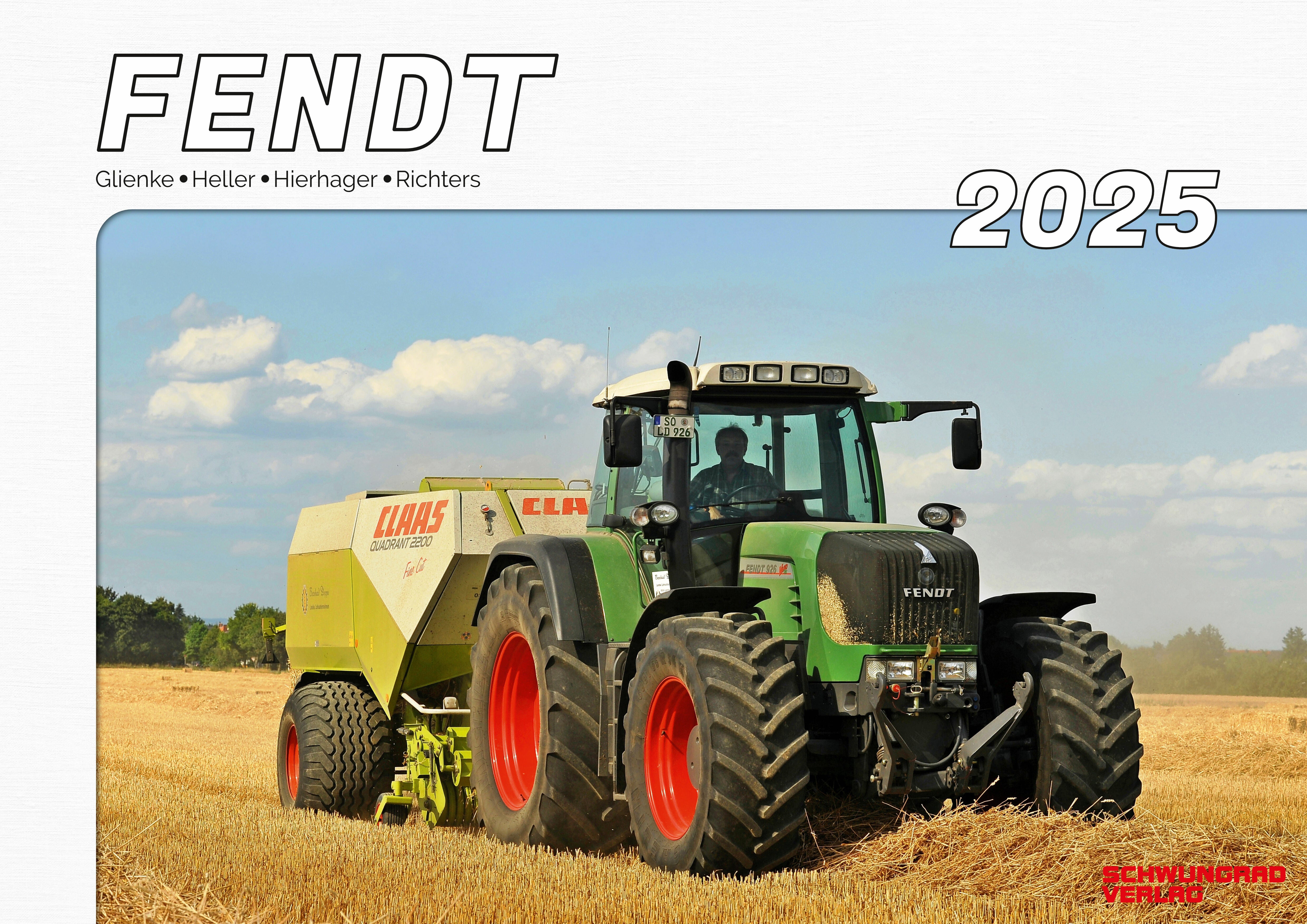 Fendt Schlepper im Einsatz Kalender 2025 - Monatskalender 2025 - Shop 