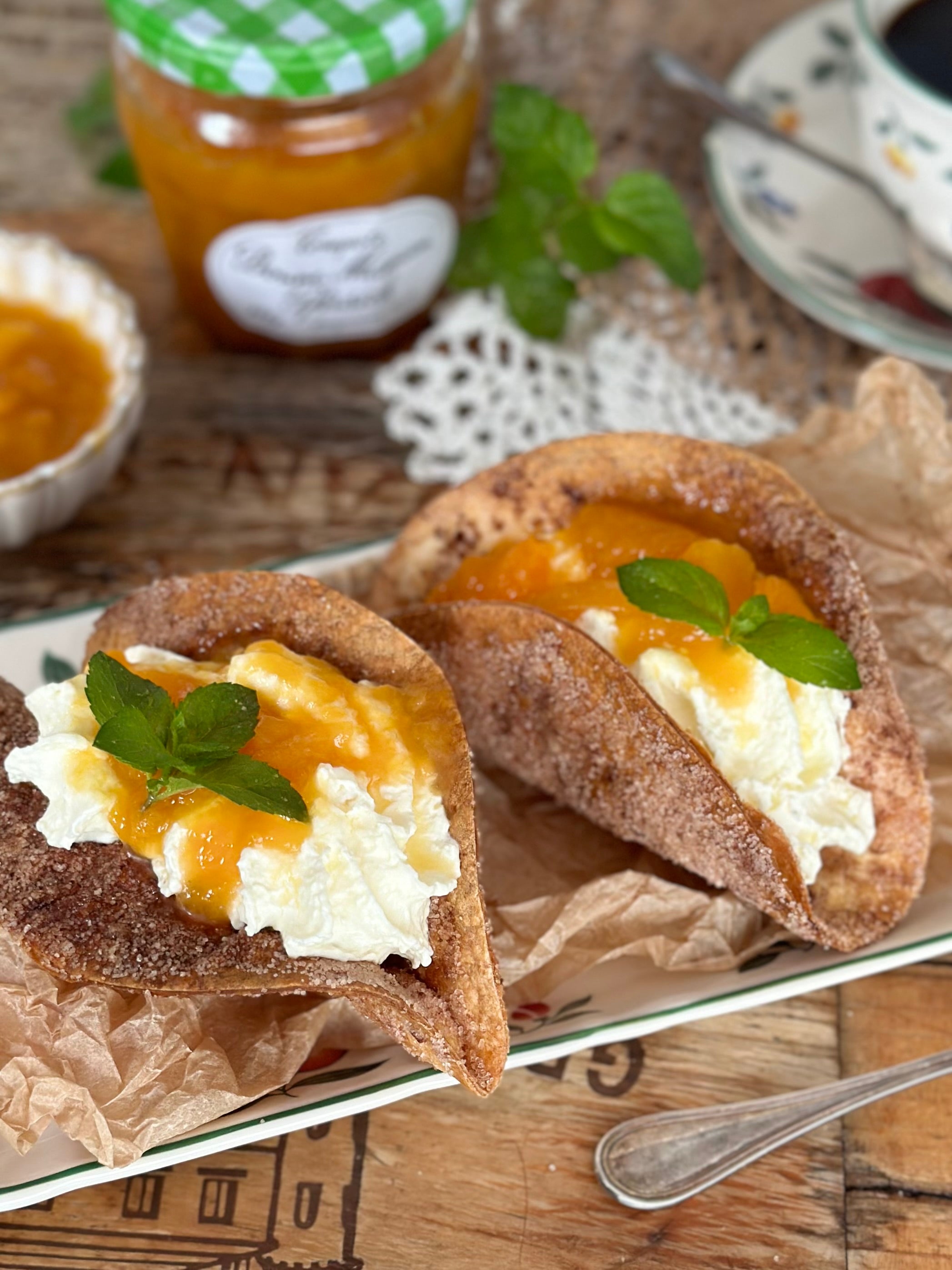 Pfirsich Tacos - P - Rezepte | Nascherei Graz