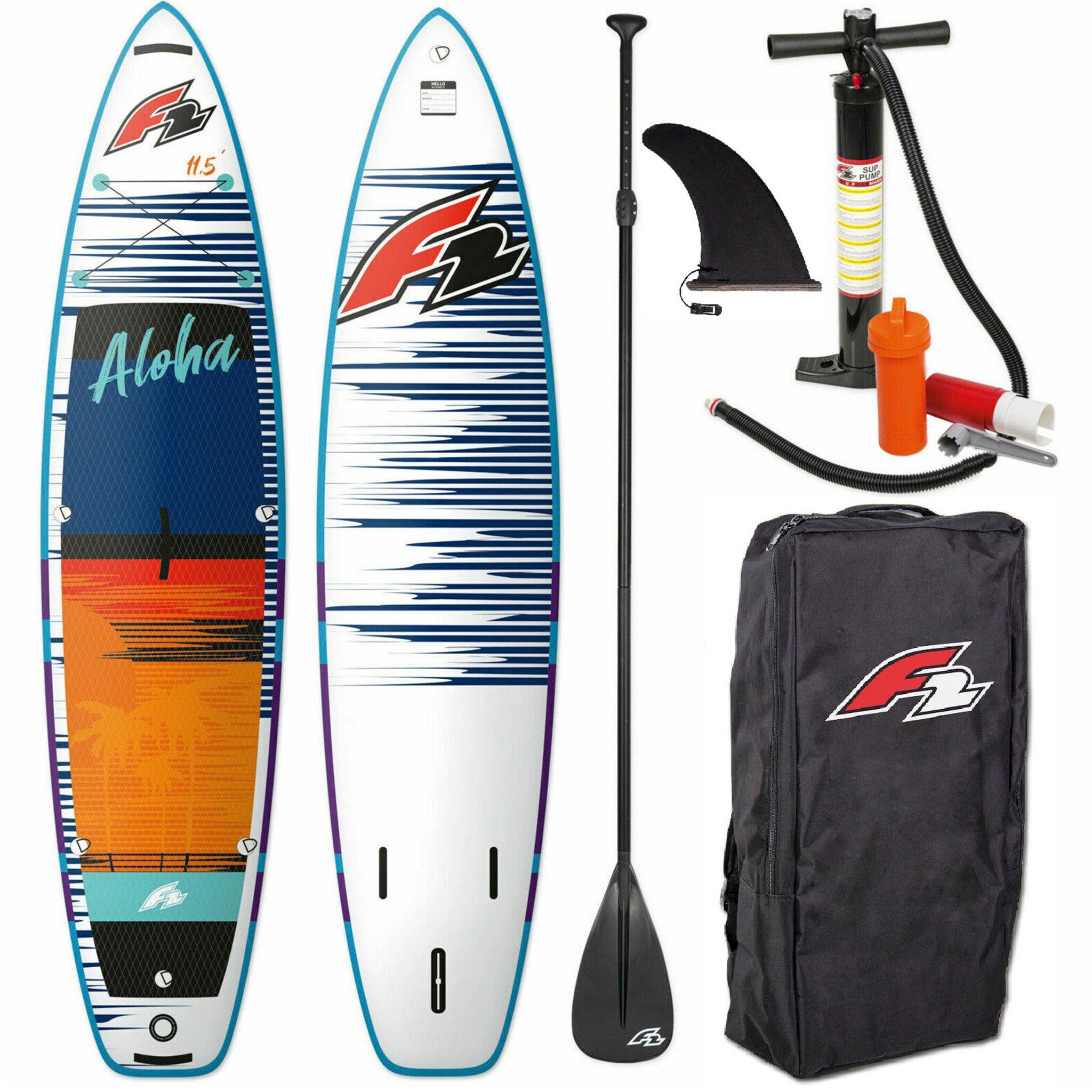 F2 Aloha 12,2 Stand Up Paddleboard Kajak Sitz Paddel SUP Set 2023 outlets