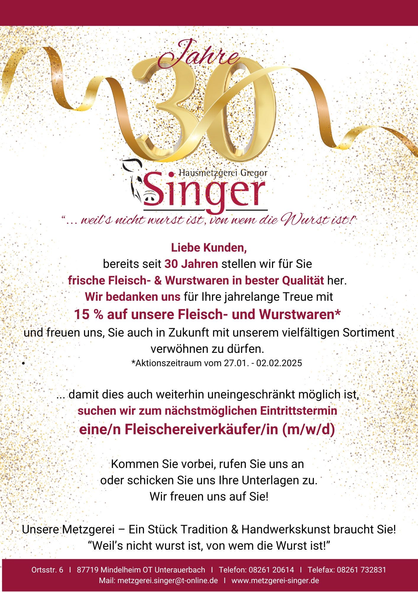 Home Metzgerei Gregor Singer