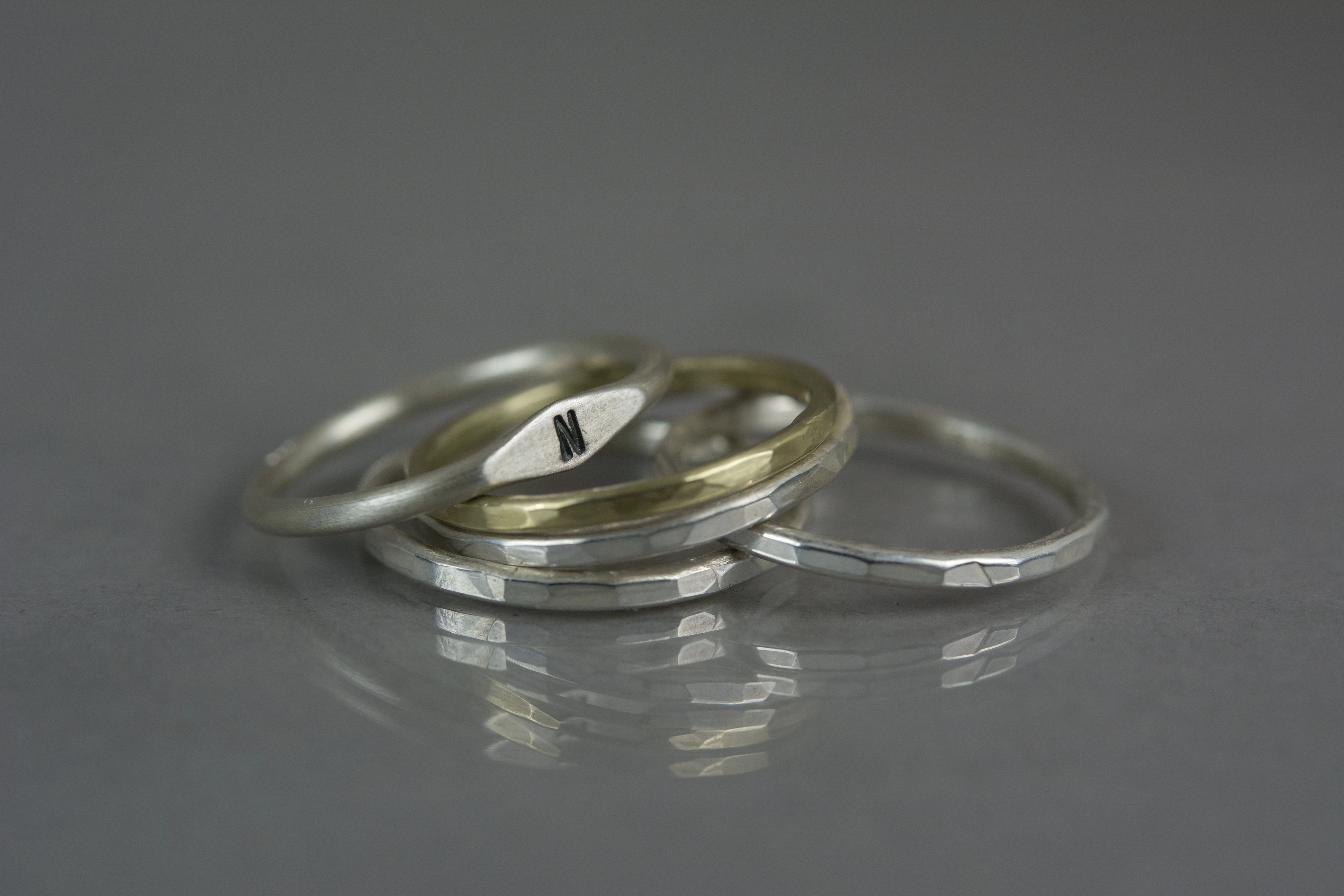 Buchstaben FreundschaftsRing Ringe Shop Goldschmiede Groth
