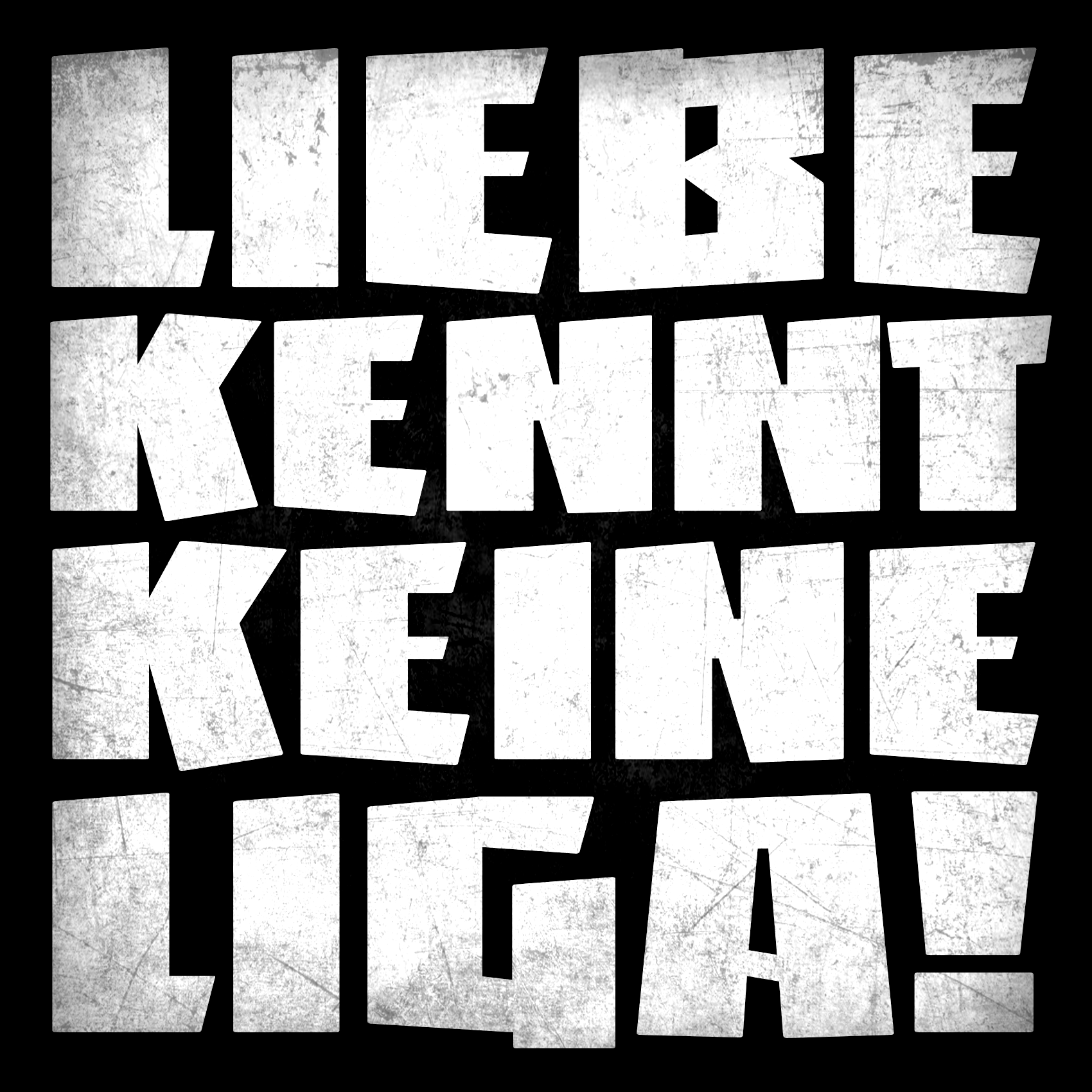 A01 Liebe kennt keine Liga Sticker Produkte Ultra Shop